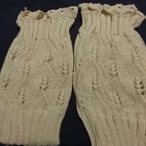 Boot Cuffs Beige NIP - Picture 5 of 5